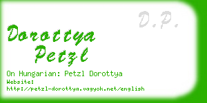 dorottya petzl business card